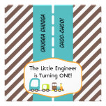Customized Train Birthday Invitation