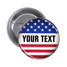 Customized USA Button