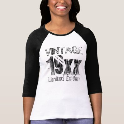Customized Vintage Limited Edition Birthday Shirt