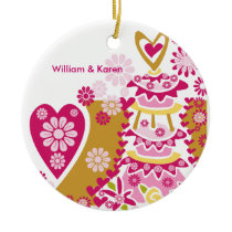 Customized Wedding Cake  Keespake ornaments