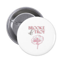 Customized Wedding Design Pinback Buttons