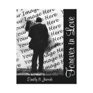 Customized Wedding Wrapped Canvas Print wrappedcanvas