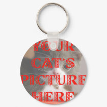 Customized Your Cat's Photo keychains by nuclearswan Customized Your Cat's Photo keychains