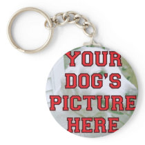 Customized Your Dog's Photo Key Chain