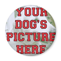 Customized Your Dog's Photo Refrigerator Magnet