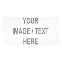 Customized Your Image-Text Here Picture Card