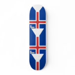 Customs And Ensign Of Iceland, hybrids flag Skate Decks