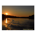Customs Creek Sunset Postcard