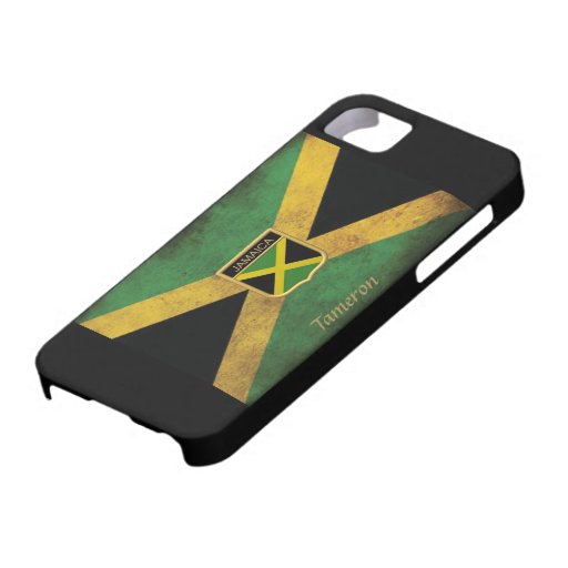 Custon Jamaica Jamaican Flag iPhone Case iPhone 5 Cases