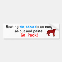 Cut and paste bumper sticker