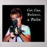 Cut, Cap, Balance, &amp; Palin Poster