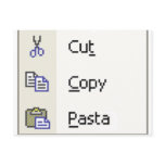 Cut Copy Pasta Post Card