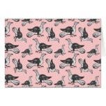 Cut Crazy Bird Pattern - Bird Watcher's Funny Card