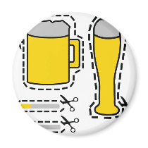 cut out beer and cigarets magnets by Tomaniac cut out beer and cigarets magnets