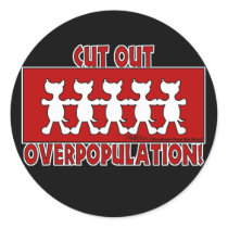 Cut Out Overpopulation! Dogs stickers by creationhrt Cut Out Overpopulation! Dogs stickers