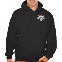 Cut Out Turtle 2-Sided Dark Hoodies