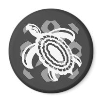 Cut Out Turtle Magnets