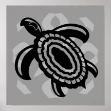 Cut Out Turtle Posters