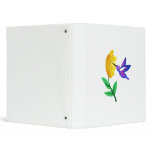 Cut Paper Hummingbird & Flower binders