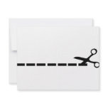 cut scissors icon personalized announcements