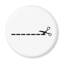 cut scissors icon magnets