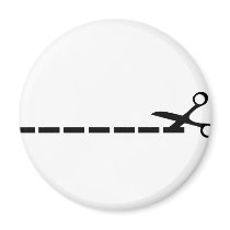 cut scissors icon magnets