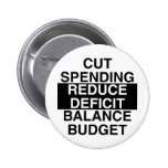 cut spending, reduce deficit, balance budget pin