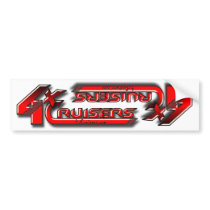 Cut them out and Have 2 Stickers Bumper Sticker