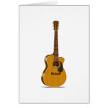 Cutaway Acoustic Guitar Cards