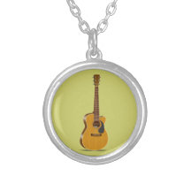 Cutaway Acoustic Guitar Necklaces