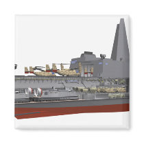 Cutaway illustration magnets