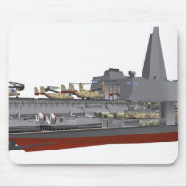 Cutaway illustration mouse pads