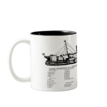 Cutaway View of a "Modern Liner" mugs by spfino Cutaway View of a "Modern Liner" mugs