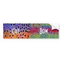 CutBow - Bumper Sticker bumper stickers