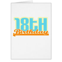 Cute, "18th Birthday" design cards