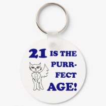 Cute 21st Birthday Present keychains