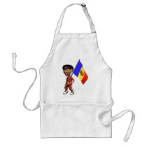 Cute 3D Andorra Aprons