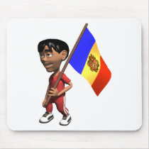Cute 3D Andorra Mouse Mats