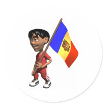Cute 3D Andorra stickers by teyes143 Cute 3D Andorra stickers