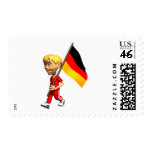 Cute 3D Germany Postage Stamps