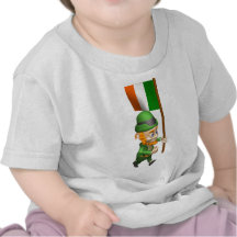 Cute 3D Ireland Tees