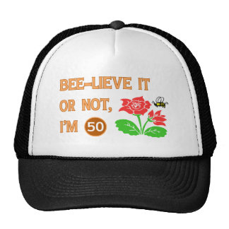 Cute 50th Birthday Gift Idea Hats Cute 50th Birthday Gift Idea Hats