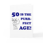 Cute 50th Birthday Present cards