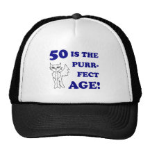 Cute 50th Birthday Present Mesh Hats