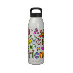 Cute A Special Friend Greeting Text Expression Reusable Water Bottles