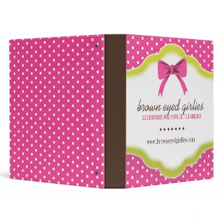 Cute Accessory Shop Portfolio Binder binder