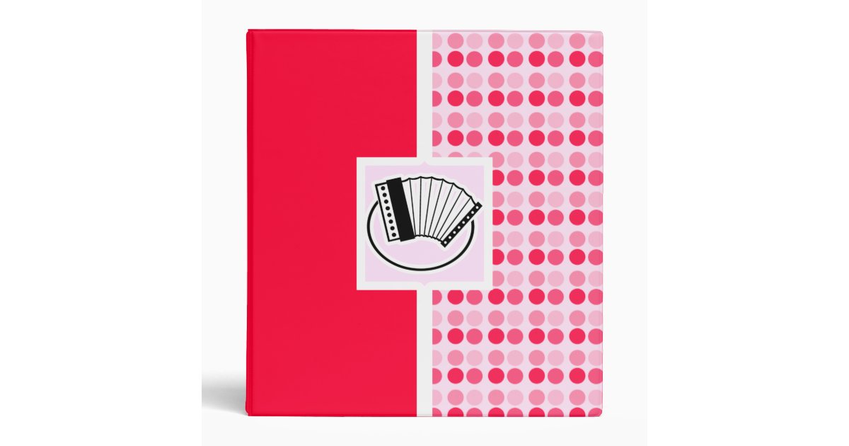 Cute Accordion 3 Ring Binder Zazzle