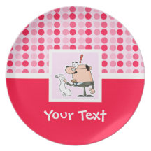 Cute Accountant Party Plates