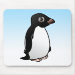 Cute Adelie Penguin Mouse Pads
