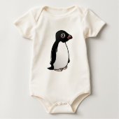 Cute Adelie Penguin Infant Organic Onesie / Creeper